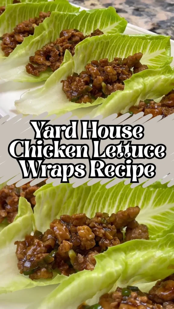 Yard House Chicken Lettuce Wraps