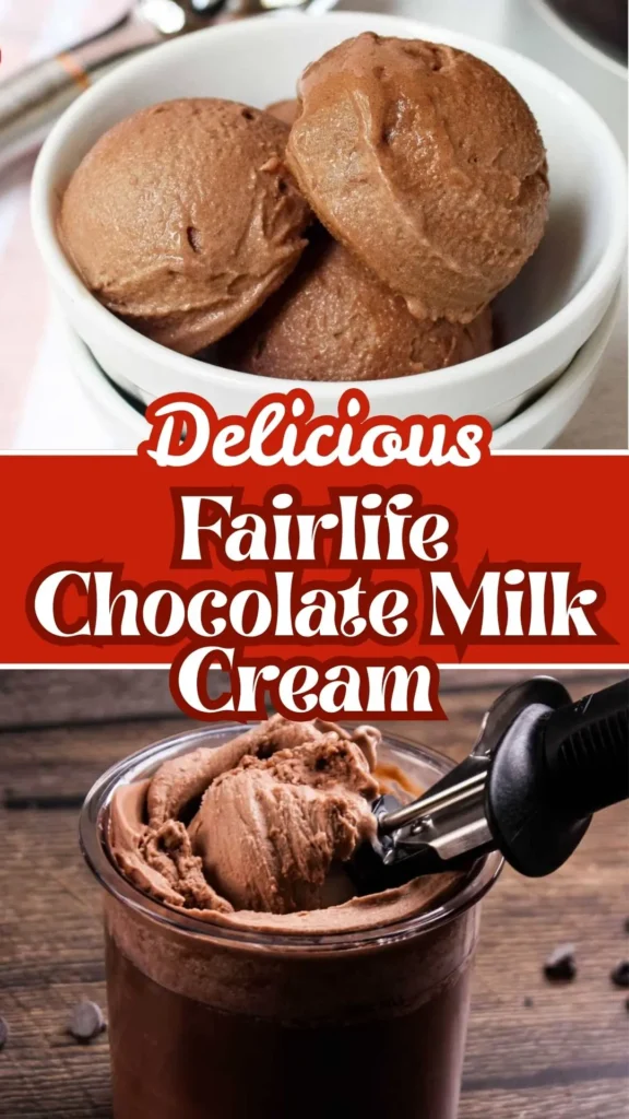 Delicious Fairlife Chocolate Milk Cream