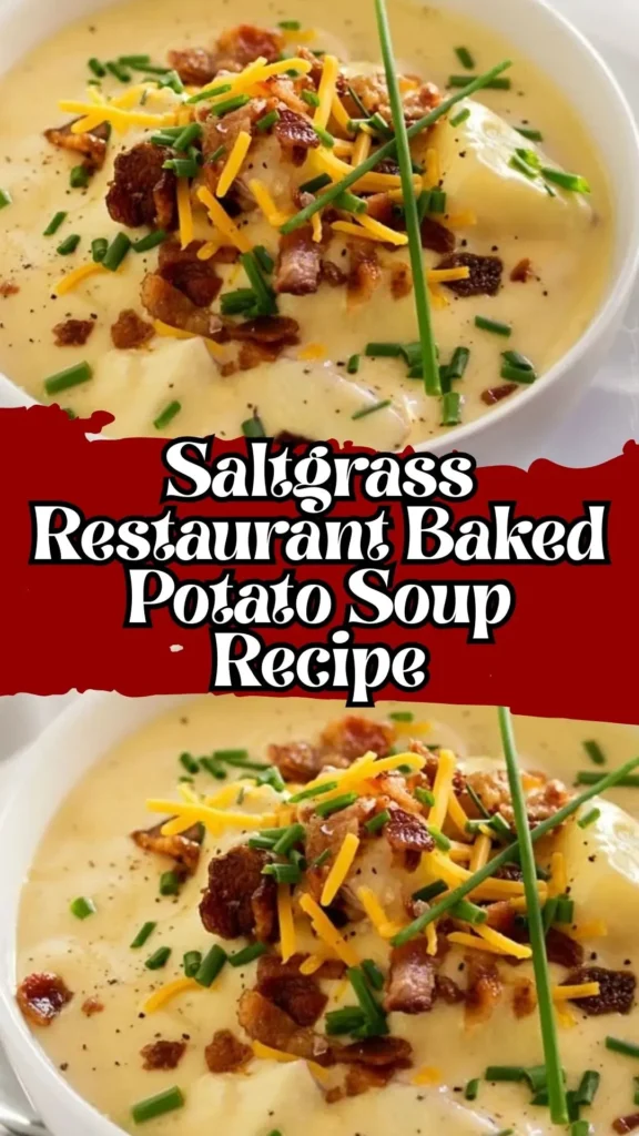 Saltgrass Restaurant Baked Potato Soup