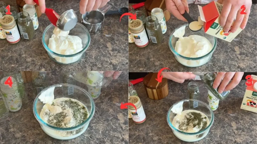 Step by Step Runza Ranch Dressing Recipe