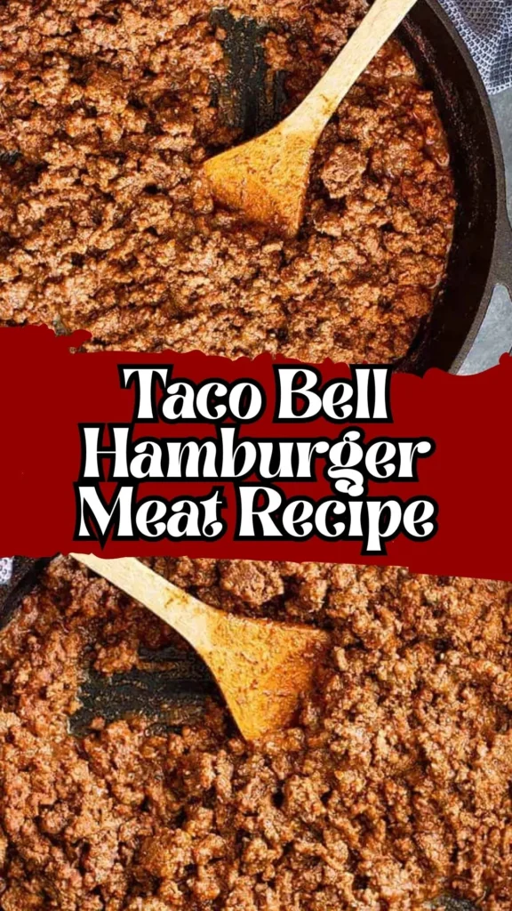 Taco Bell Hamburger Meat