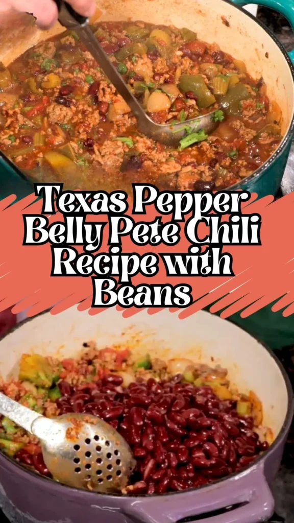 Texas Pepper Belly Pete Chili Recipe