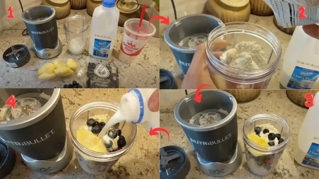Step by Step Smoothie King Gladiator Recipe