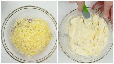 Incorporate the cheese