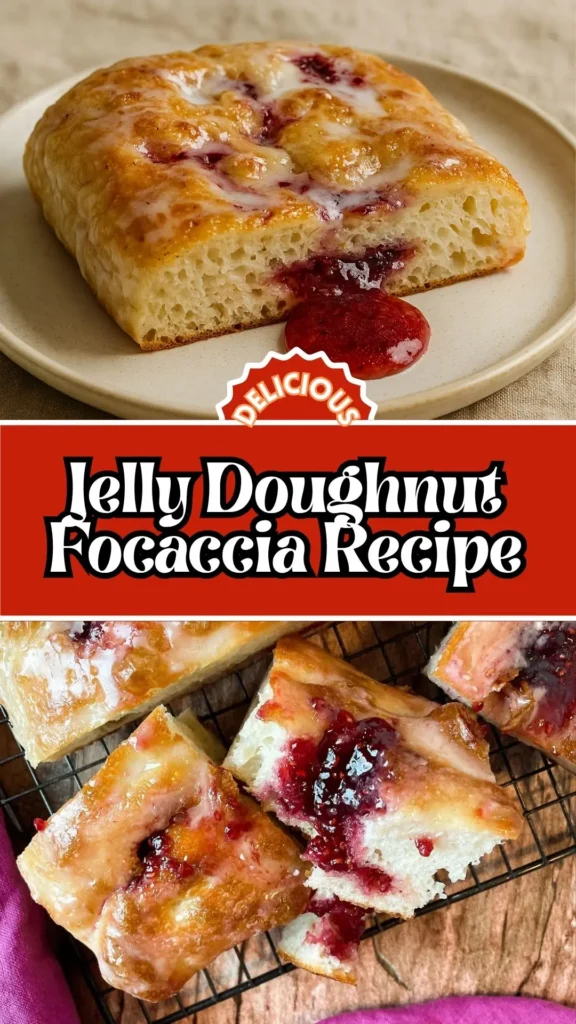 Jelly Doughnut Focaccia
